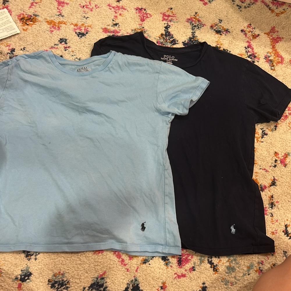 Polo by Ralph Lauren Blue Short Sleeve Tees(set)